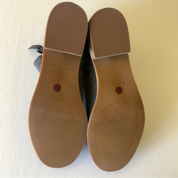 Blondo Boots Womens Liam Ankle Bootie Waterproof Grey Suede Casual Size 7 - Picture 10 of 13